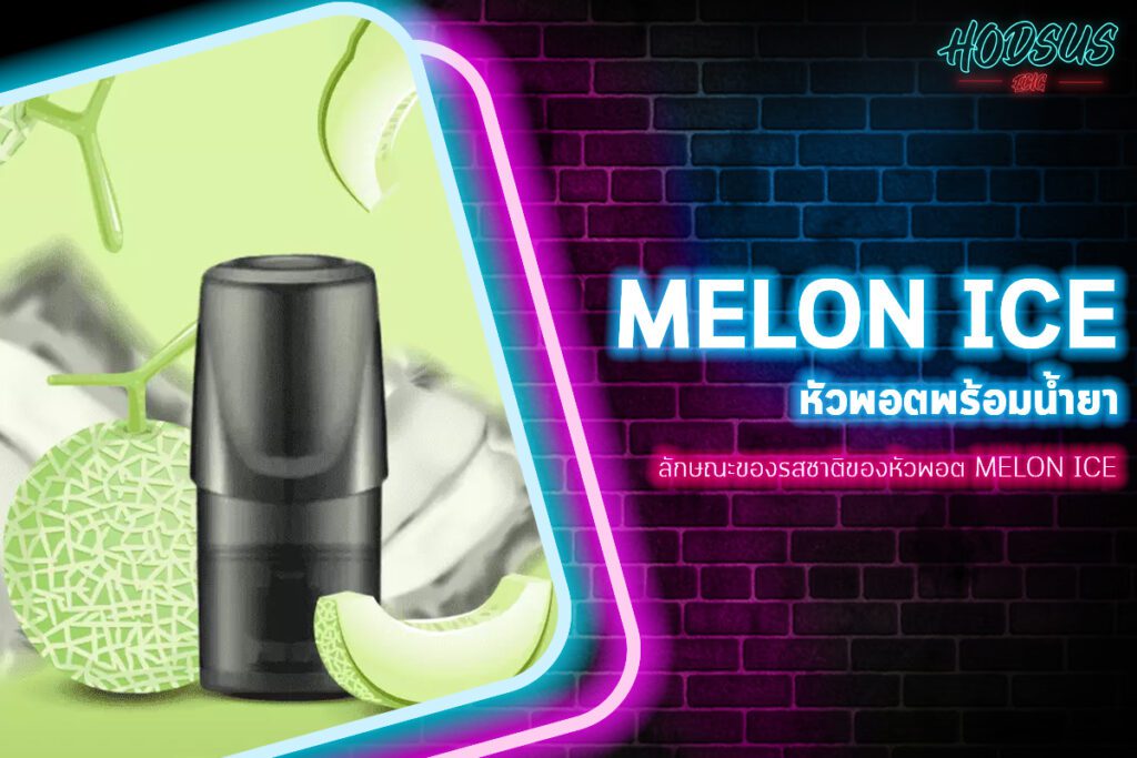 ลักษณะของรสชาติของหัวพอต Melon Ice